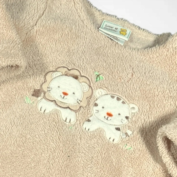4/$20 Love N Cuddles Lion  Print Sleeper - Picture 2 of 5